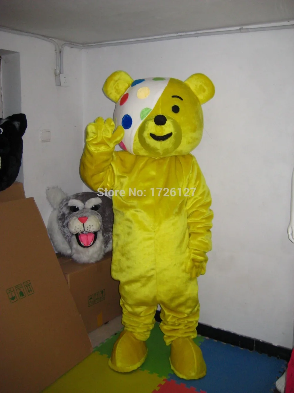 

mascot one eye bear mascot costume custom fancy costume anime cosplay kits cartoon mascotte theme fancy dress carnival costume