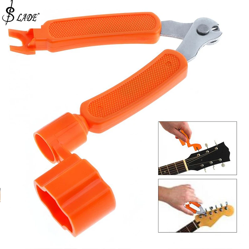 

Slade 3 in 1 Multifunctional Guitar Ukulele Tool Winder + String Cutter + Pin Puller Instrument Accessories