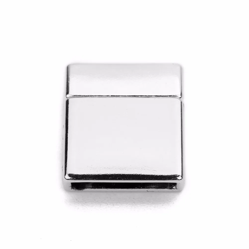 LOULEUR 5PCs Kupfer Arc-förmigen Magnetischen Verschlüsse Leder Schnur Halskette Armbänder End Kappen Anschlüsse für Diy Schmuck Machen – Detail 3