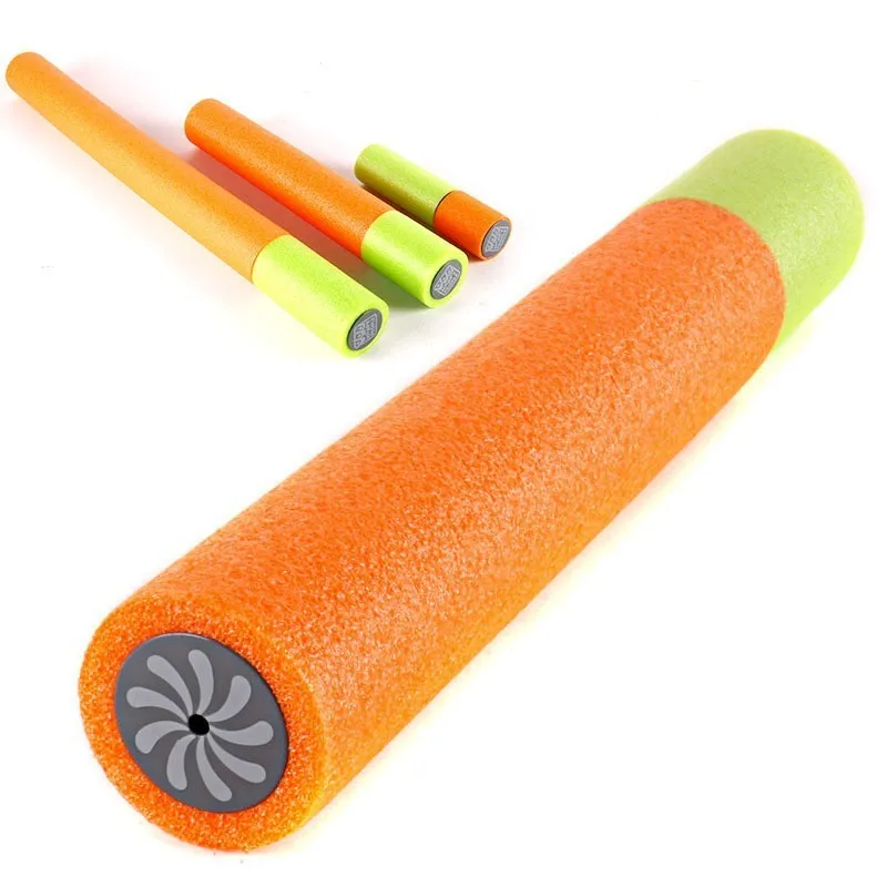 Sponge Water Gun Foam EVA Water Cannon Pull-type High Pressure Water Gun Toy For Summer Children Beach Water Toys