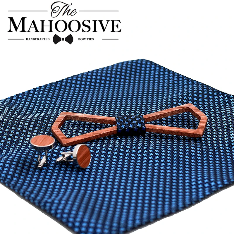 Mahoosive Nieuwe Collectie Mannen Houten Bow Tie Vorm Bowknots Hollow Uitsnede Hout Strikjes Voor Mens Wedding Suits