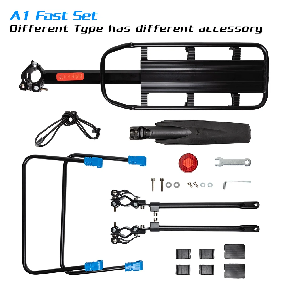 

Велосипедная стойка, нагрузка 75 кг, алюминиевый сплав, вес 50 кг, багажная задняя переноска, багажник для велосипедов, MTB, велосипедная задняя ...