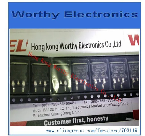 Free  shipping   10pcs/lot     L7805CDT-TR     L7805CDT      L7805C       L7805     IC REG LDO 5V 1.5A DPAK