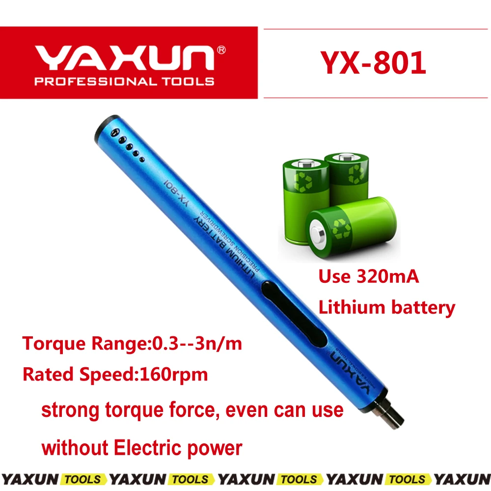 youyou Yaxun precisão mini conjunto de chave de fenda elétrica sem fio