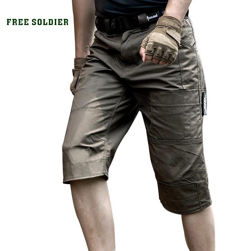 

FREE SOLDIER Outdoor Sports camping Tactical Shorts Men's Summer Military Shorts Pants For hiking,Multi-Pocket ,Anti-Scratch