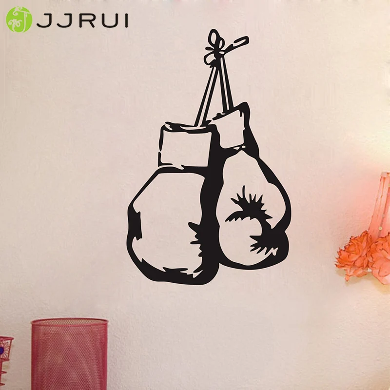 

JJRUI Boxing Gloves Wall Sticker Decal Mural Removable Vinyl Art Kids' Room Decoration 21 COLOUR 21.3x33.1in