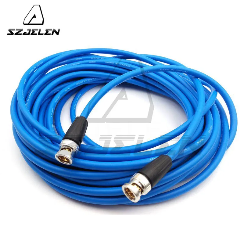 Canare LV-61S soft video coaxial,FOR NEUTRIK BNC cable, 75ohm HD SDI pigtail,Cable length 20M