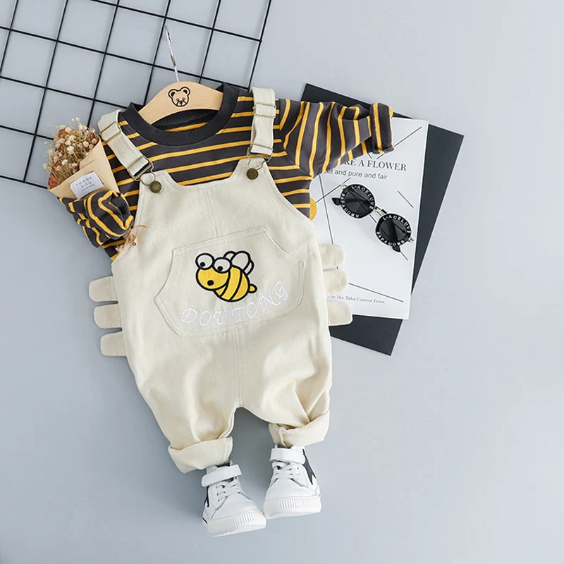 

Spring infant Baby Girl Clothing Outfit Fashion Stripe T-Shirt Top + pant Set for newborn Baby Girls Clothes 1 Year Birthday Set