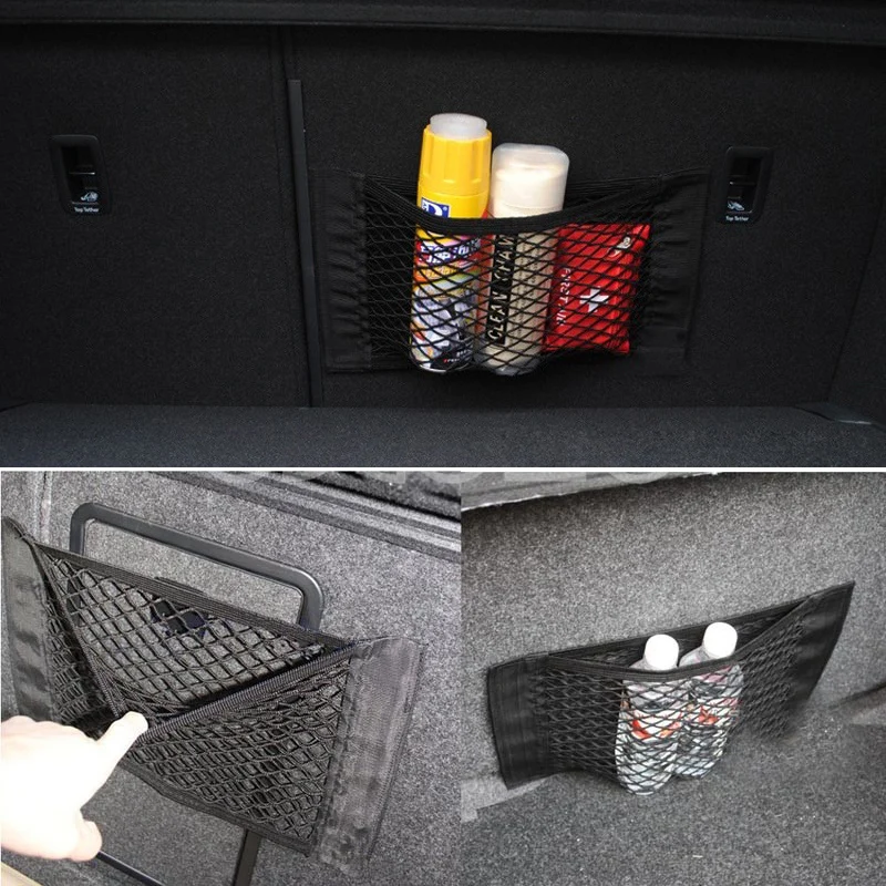 EALEN Car Trunk luggage Net bag Paste net bag For Citroen C4 C5 Kia Cerato Sorento Ceed Opel Astra H J G Insignia Vectra C