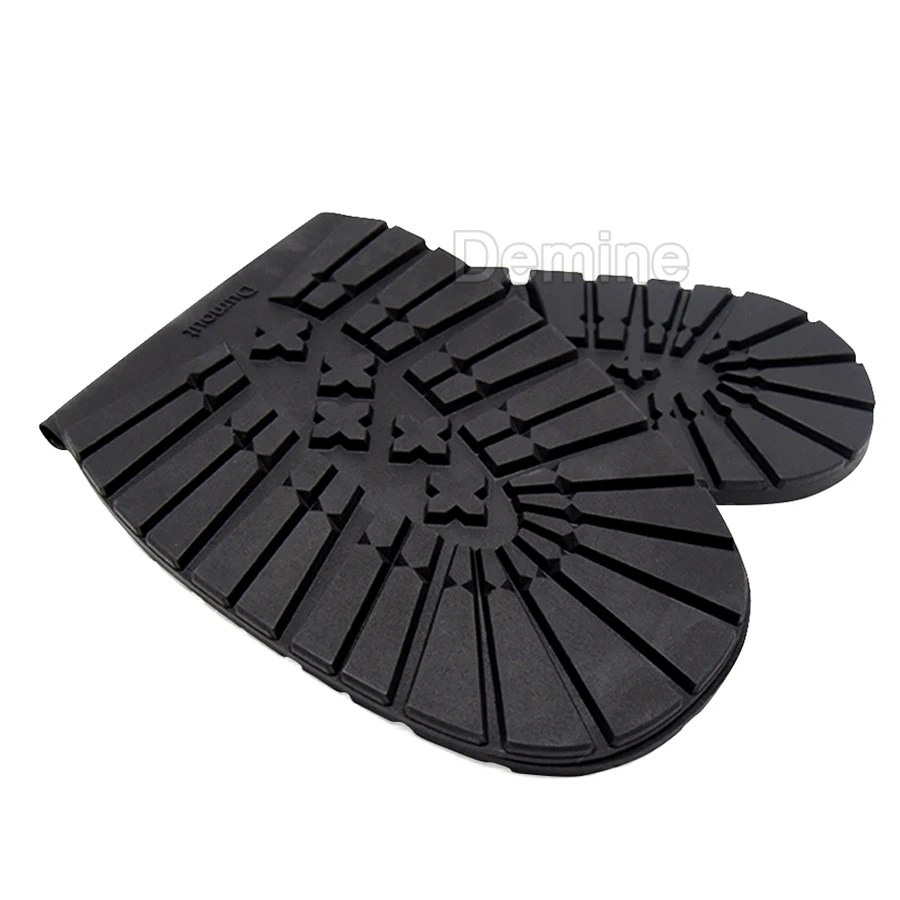 Thicken Rubber Shoe Soles Outsoles for Men Business Leather Shoes Boots Non-slip Grip Forefoot Heel Sole Pads Replacement Repair