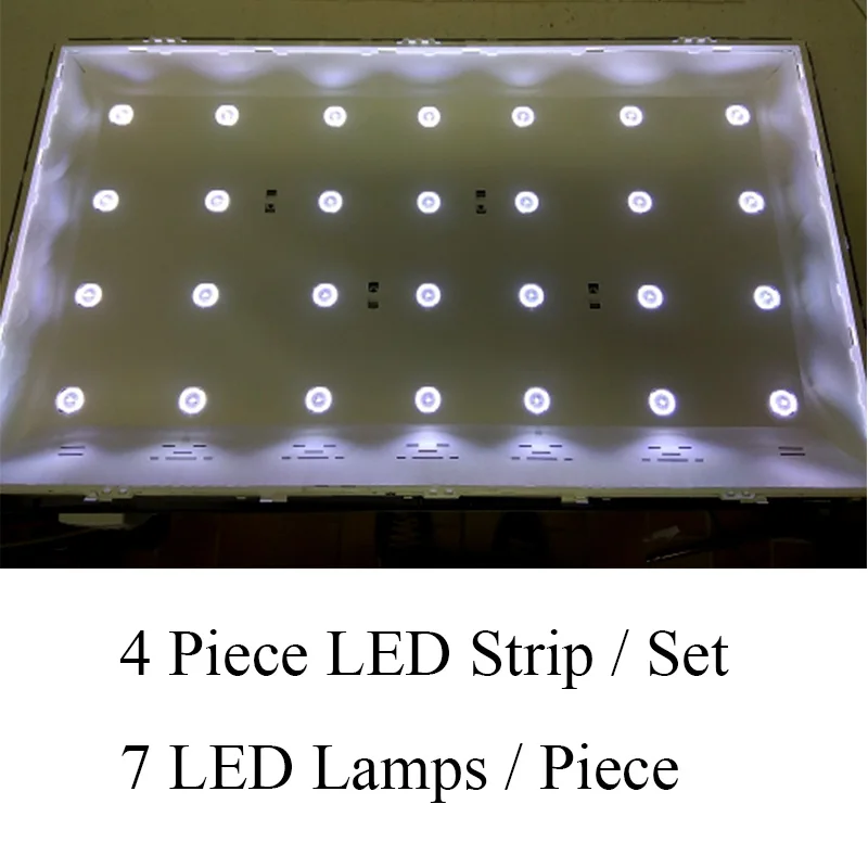 Imagem -05 - Barras de Matriz para Samsung com Led de 32 Polegadas Peças Luz de Fundo de tv Faixas de Luz de Matriz Lâmpadas