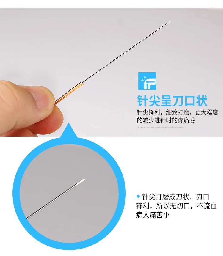 medical acupotomy disposable sterile acupuncture needle analgesia small knife blade ultrafine needle Flat head beauty massager