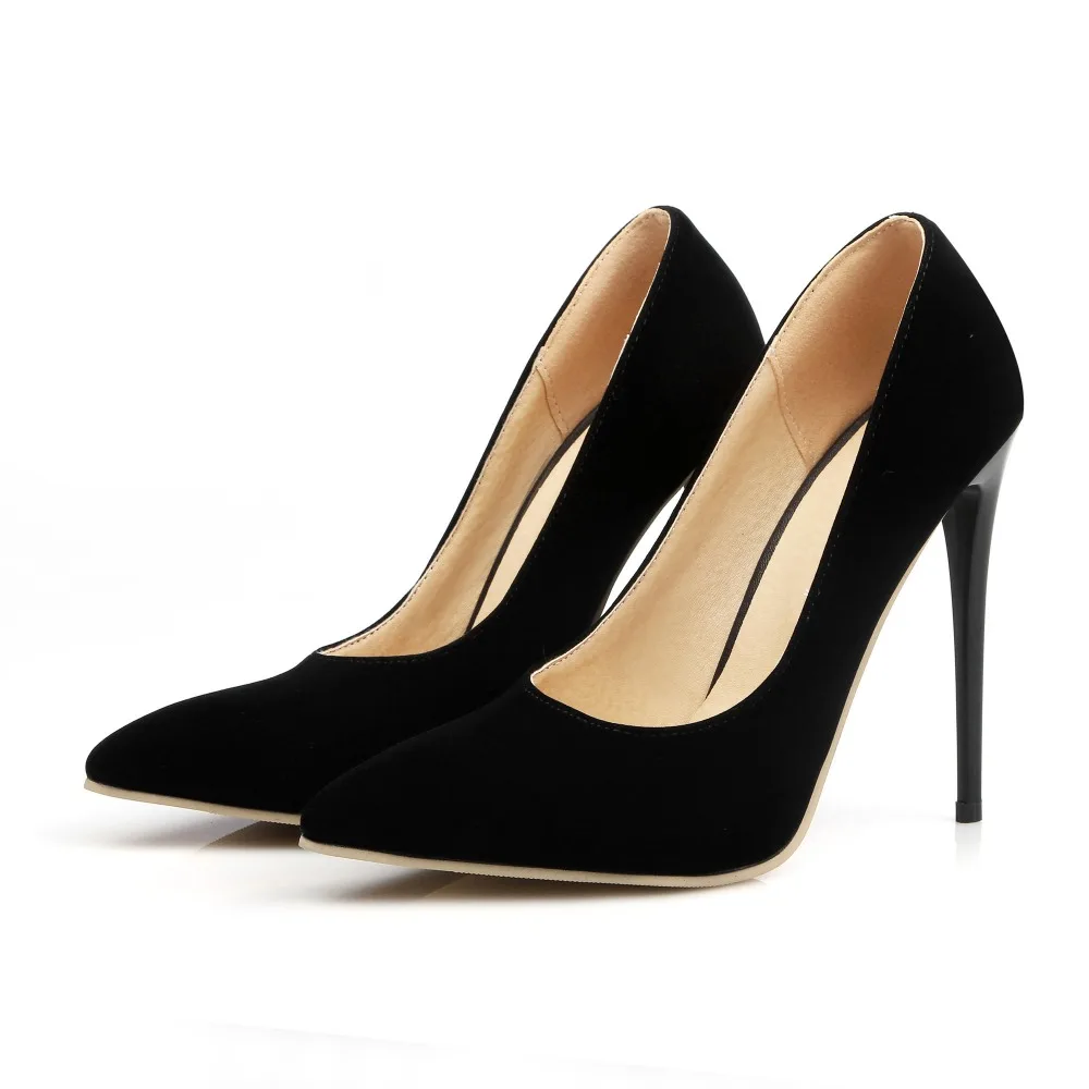Big Size Sale 34-47 Apricot New Fashion Sexy Pointed Toe Women Pumps Platform Pumps High Heels Ladies Wedding Party Shoes 8-10