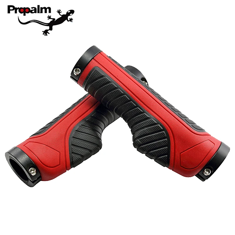 Propalm 1940EP MTB PU Grips Bicycle Lockable Handlebar Grip Cycling Two Side Lock Road Bike Anti-skid Shockproof Handle Grips