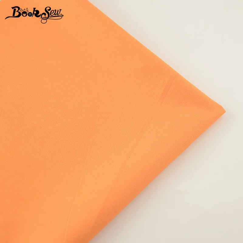 New Arrivals High Quality 100% Cotton Fabric Classic Orange Color Twill Fat Quarter Home Textile Material Sewing Cloth For Bed