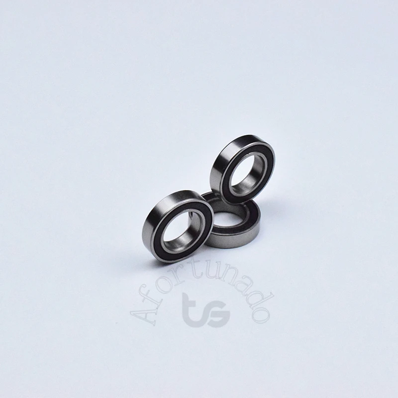 Bearing 10pcs 6801RS 12*21*5(mm) free shipping chrome steel Rubber Sealed High speed Mechanical equipment parts