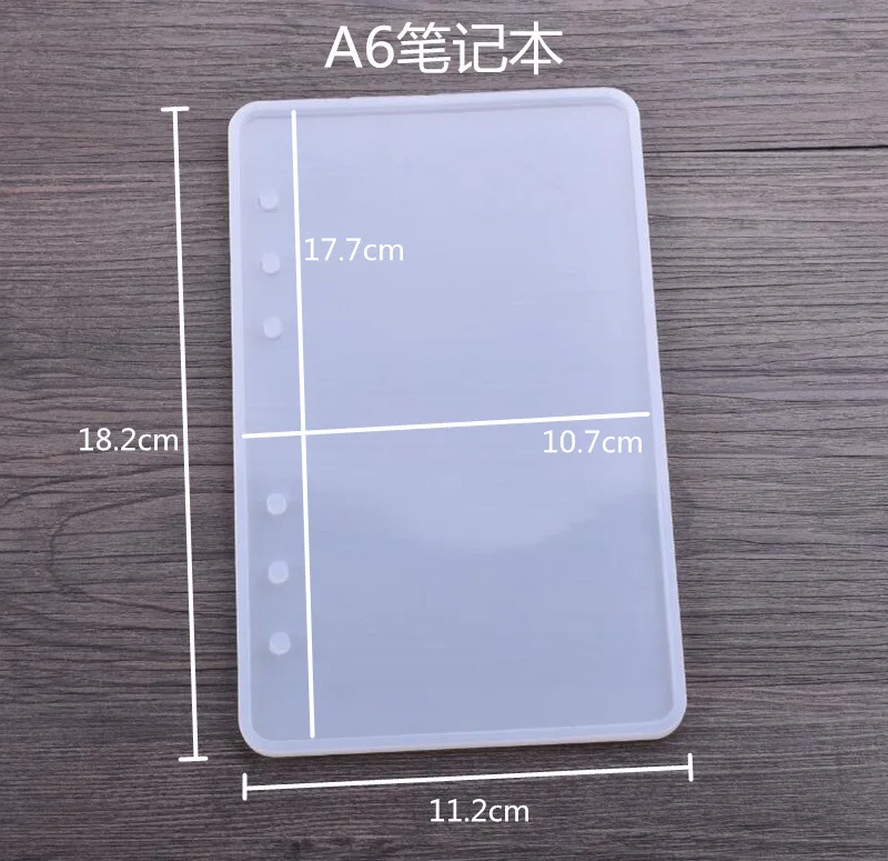 A4 A5 A6 A7 Notebook Cover Silicone Mold For Jewelry Resin Silicone Mould Handmade DIY Epoxy Resin Molds