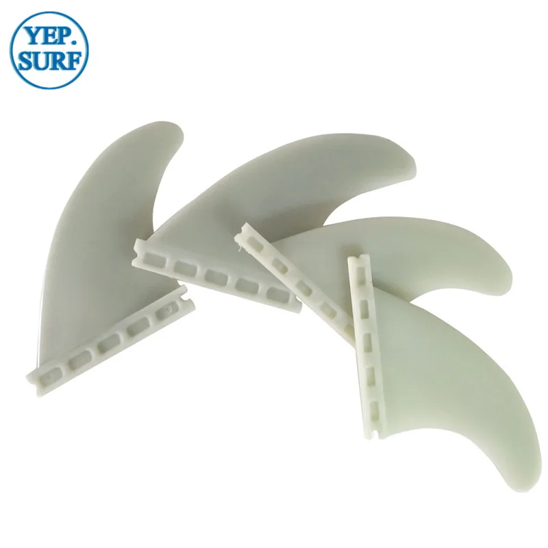 

Plastic Single Tabs for Surfboard Fins, Light Green and Black Color Fin, Nylon Short Board Fins, M + GX, High Quality, 4PCs