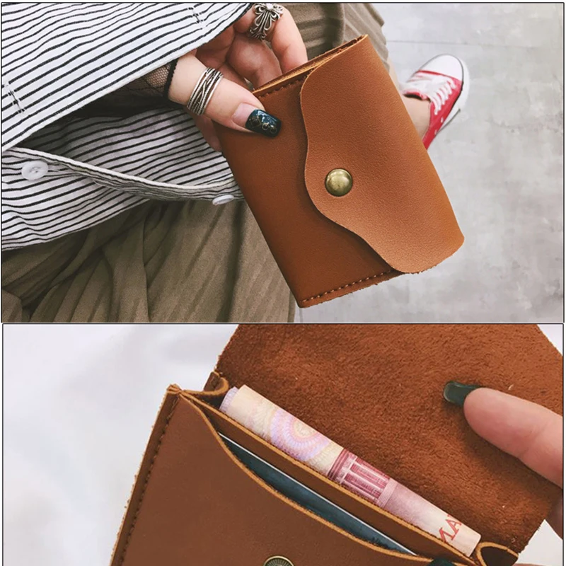 YOMDID DIY Handmade Leather Template Practical Card Bag Coin Purse Making Tool outil pour le cuir Short Wallet Leathercraft Mold