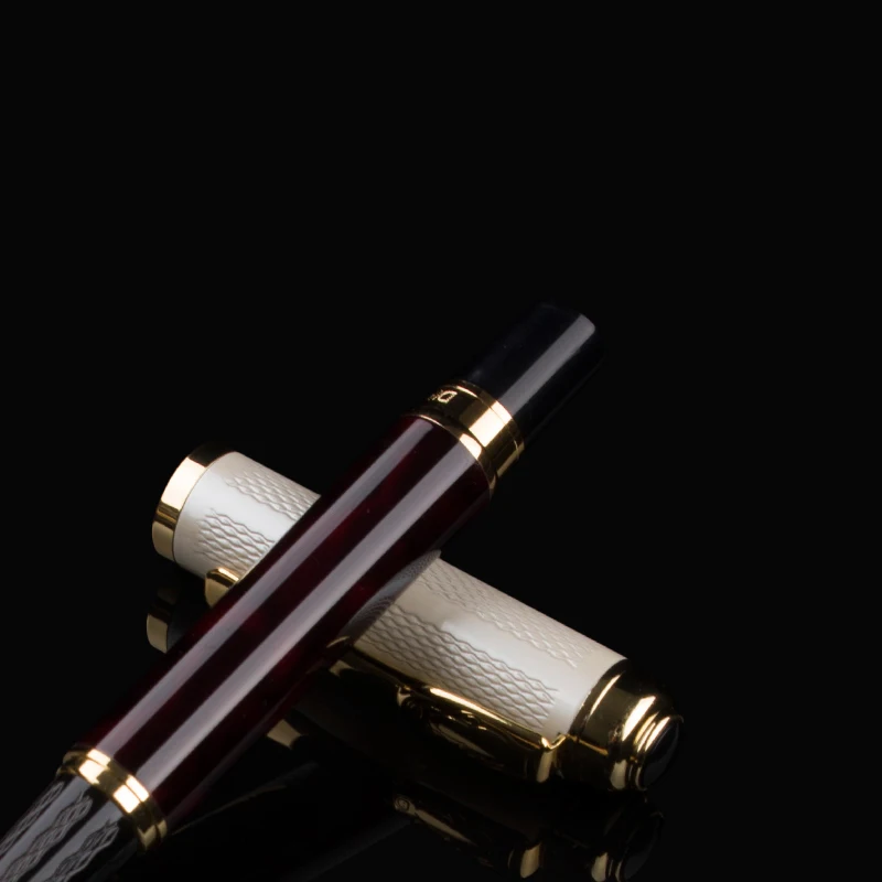 High Quality Fountain Pen Luxury 821 Full Metal Golden Clip Pens Writing Stationery Office School Supplies