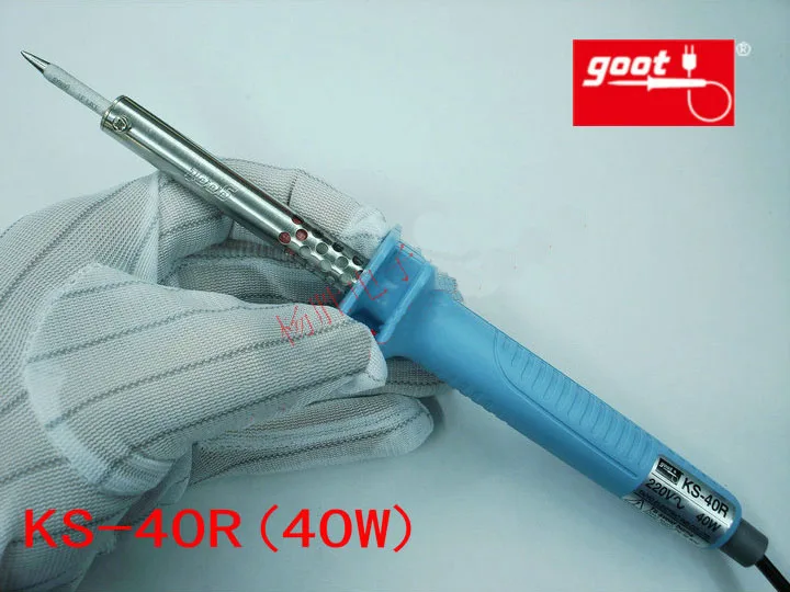 Goot-日本の電気はんだごて修理ツール,KS-40R急速熱,耐久性,入力220v,35w