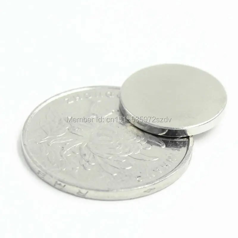 

100pcs Strong Round Dia 18mm x 1.5mm N35 Rare Earth Neodymium Magnet Art Craft Fridge 18x1.5mm