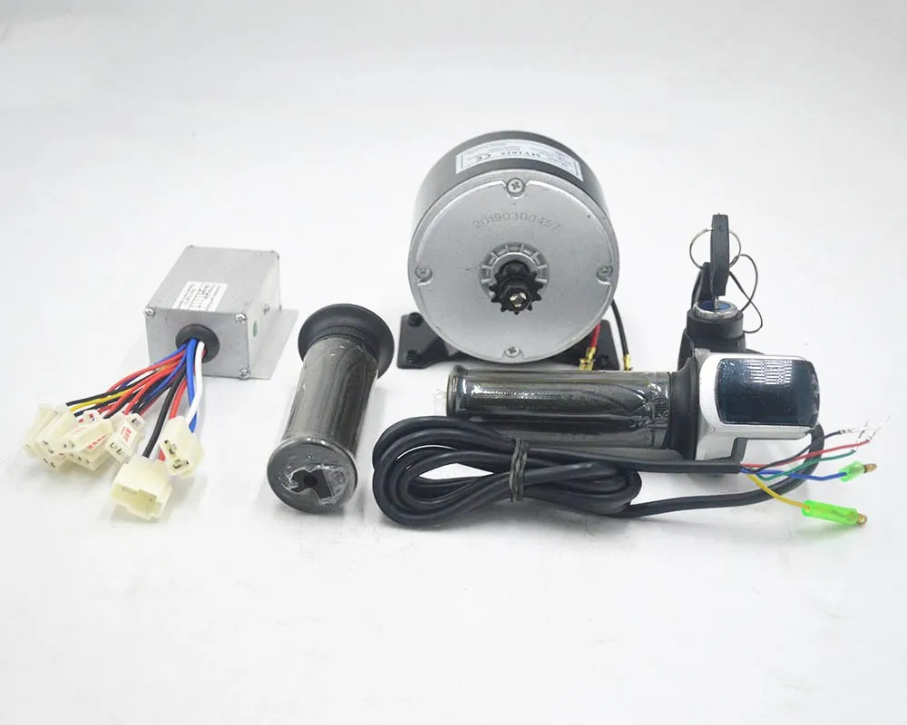 24V 250W electric Motor Kit E-bike Engine High Speed MOTOR With controller throttle and 11 Tooth Sprocket for electric bike