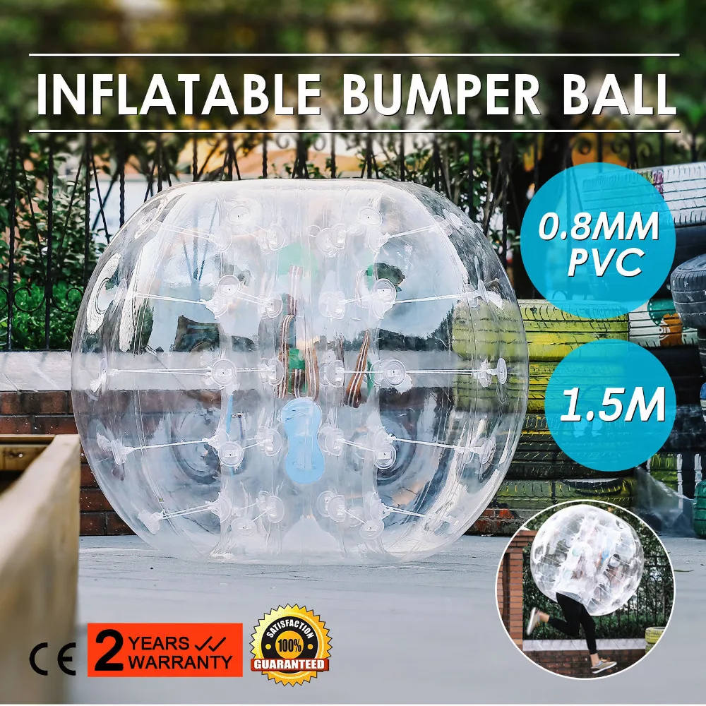 Bubble Soccer 5ft/ 1.5M Bubble Soccer Bumper Ball Zorb Aufblasbar Kind Kids Luft Ball Erwachsene