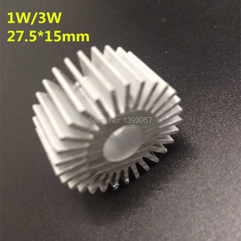 20pcs/lot LED Aluminum Heatsink LED Radiator For 1W 3W High Power Lamp DIY LED Cooler dissipador de   calor UFO PCB Radiator