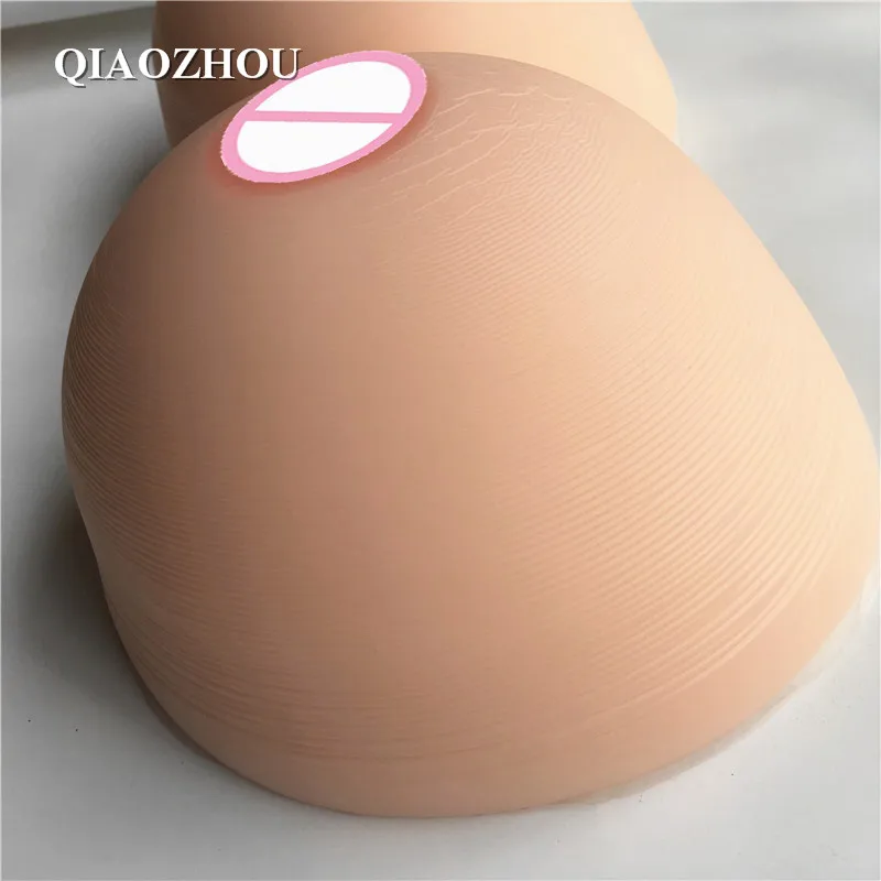 

6000g/pair huge sexy boobs crossdresser fake silicone breast form realistic soft natural full round shape