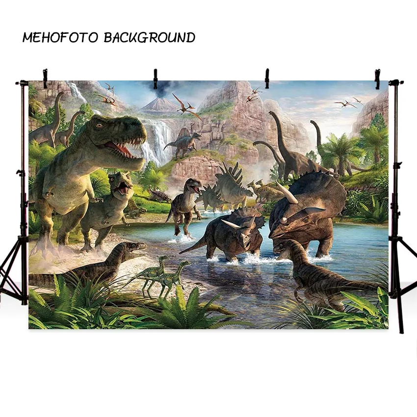 

Фоны MEHOFOTO для детской фотосъемки с изображением земли, динозавров, джунглей, праздничные фоны для фотографий, фоны для фотобудки, Декор, реквизит