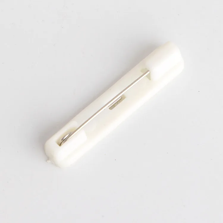 20Pcs/lot Plastic Brooch Base Pin Craft 20mm 30mm White Brooch Pin Base Backs Cabochon Settings For DIY Handmade Jewelry Making
