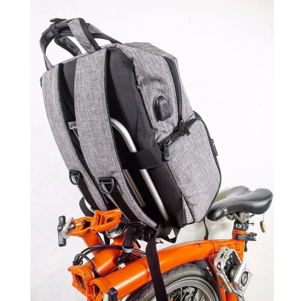 Quadro de bolsa de ombro para bicicletas, liga de trigo, mochila de bascket, para transportadora frontal de bicicleta, acessórios