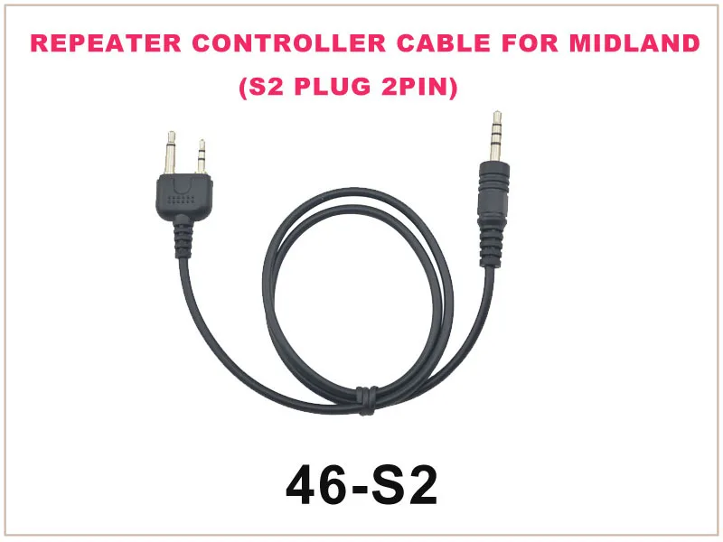 46-S2 Repeater Controller cable FOR MIDLAND (S2 plug 2pin)