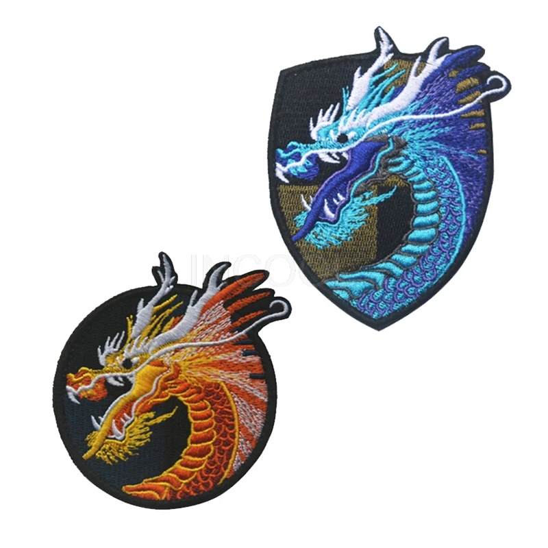 Embroidered Patch Chinese Dragon Patch Embroidery Patches For Clothing Jackets Jeans Backpack Cap