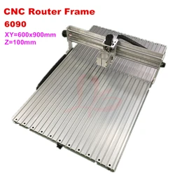 Factory sell DIY cnc router kits cnc machine frame CNC rack 6090 aluminum Lathe bed with  ball screw guide rail linear bearing