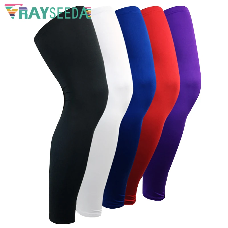 Professional Women/Men\'s Cycling Long Legwarmers Anti-skid Basketball Football Sports Knee Protector Legging For Outdoor Running