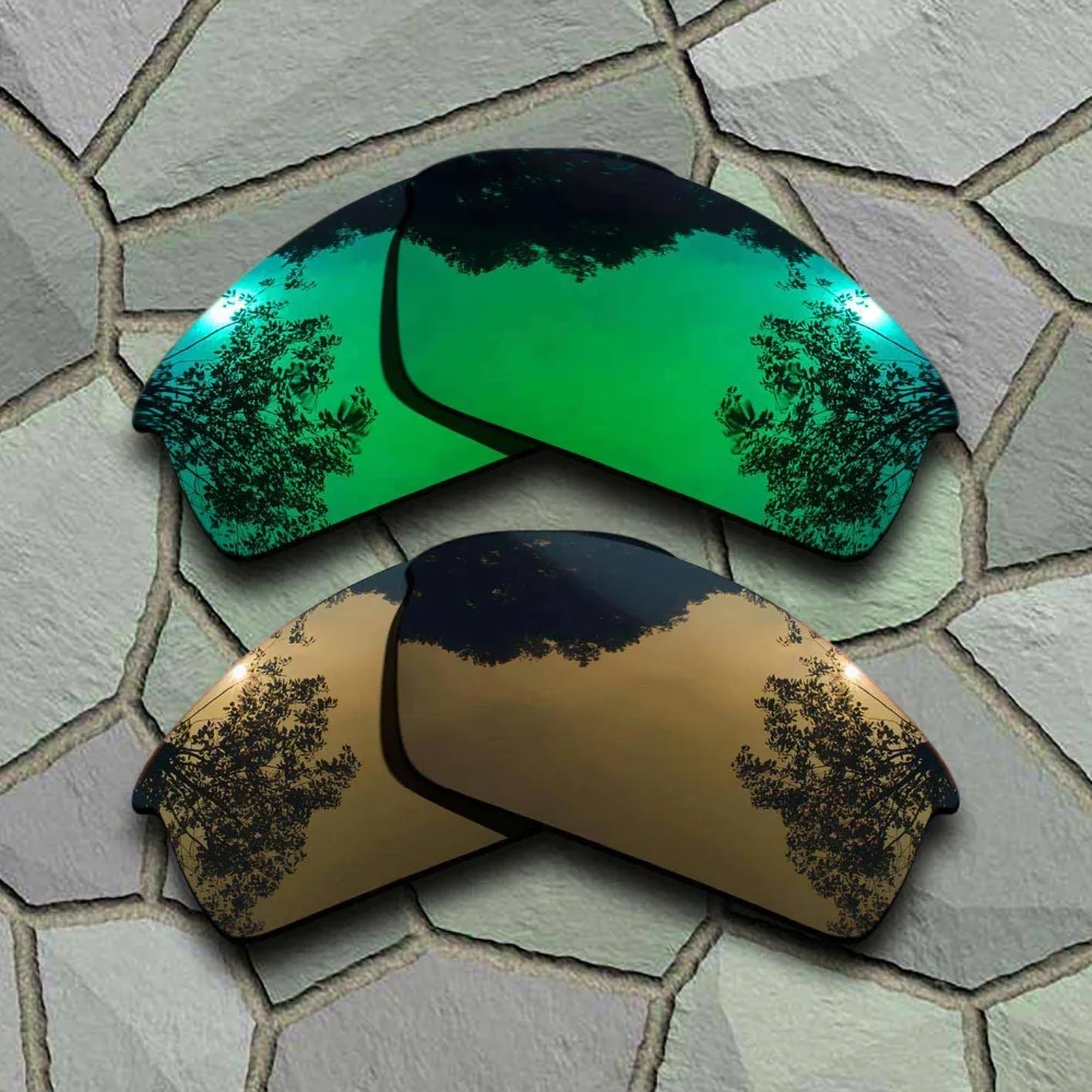 Jade Green&Bronze Copper Sunglasses Polarized Replacement Lenses for Bottlecap