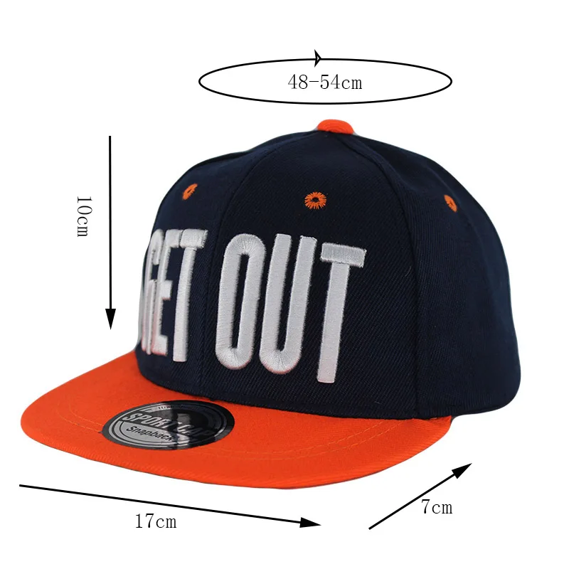 New Fashion Children Baseball Cap Hat Boys Girls Kids Casual Summer Snapback Hip Hop Letter Outdoor Sport  Caps Gorras