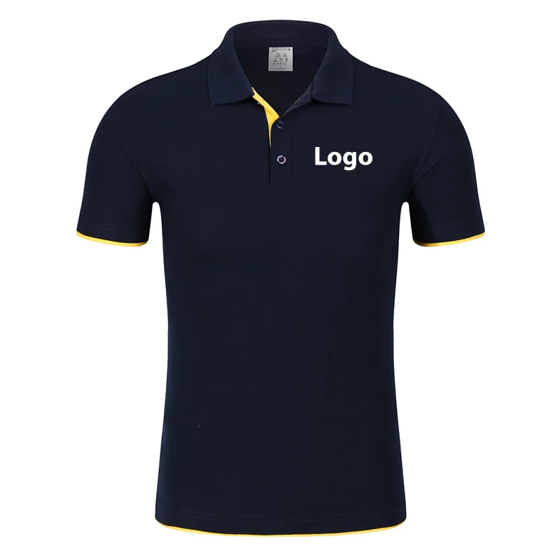 Custom Polo Shirt Customized Printing Design Photo Logo Customized Uniform  For Company Team Unisex Short Sleeve Cotton Polos image 3