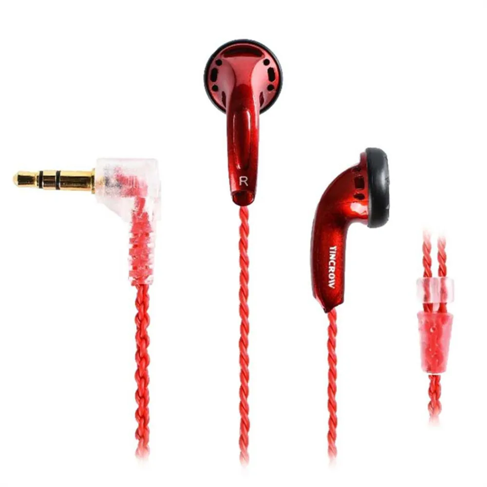 100% Original YINCROW RW-9 3.5mm In-ear Earphones flat head earbuds professional fever HIFI Bass Sound Quality Earphone