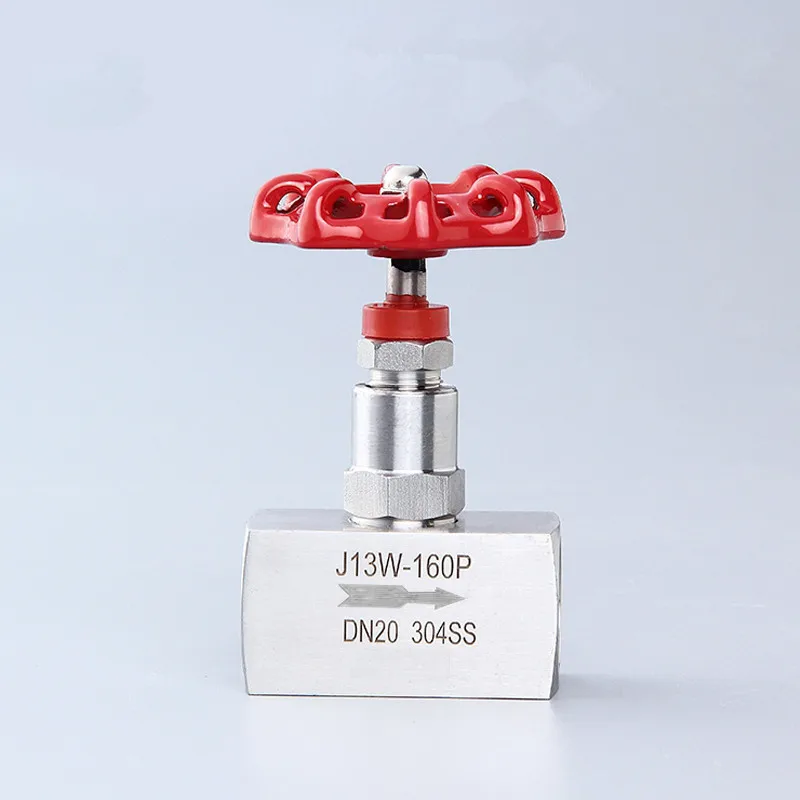 

1/2" DN15 Thread J13W 160P SS304 High Pressure Needle Valve Female to Female Cut-off Valves Stainless Steel 304