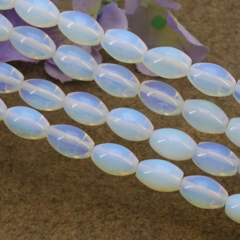 

Best selling!Olive shape opal loose beads 7x12mm 15 inches DIY stone women jewelry making design bracelet&necklace