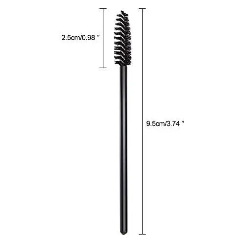 1000 stks/partij Wimperborstels Make-up kwasten Wegwerp Mascara Wands Applicator Spoolers Wimpers Extension Cosmetische Borstel