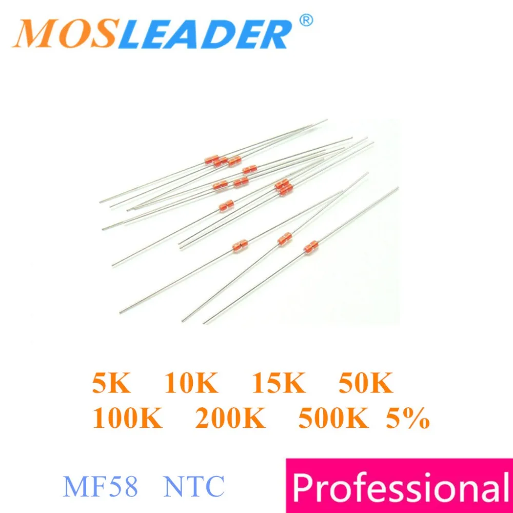 Mosleader 500PCS DIP MF58 NTC 5K 10K 15K 50K 100K 200K 500K 5% Made in China High quality