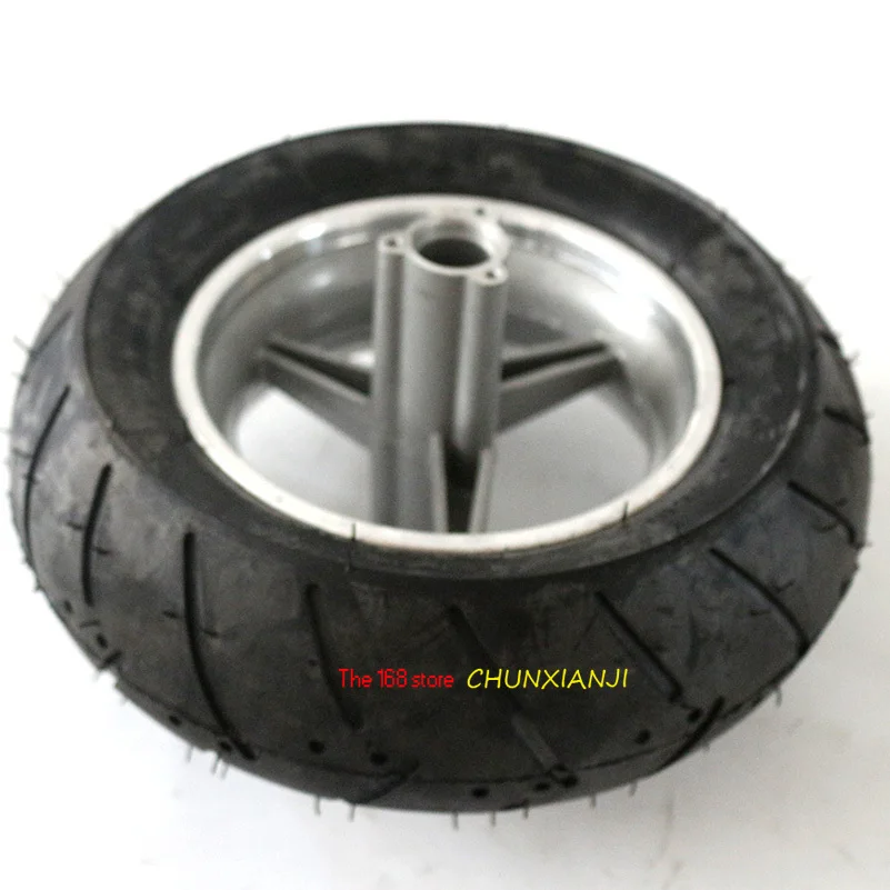 90/65-6.5 tubeless /vacuum tire Rear Wheels with Brake Disc rear sprocket for 47cc/49cc 2 stoke Mini pocket bike wheel & dis