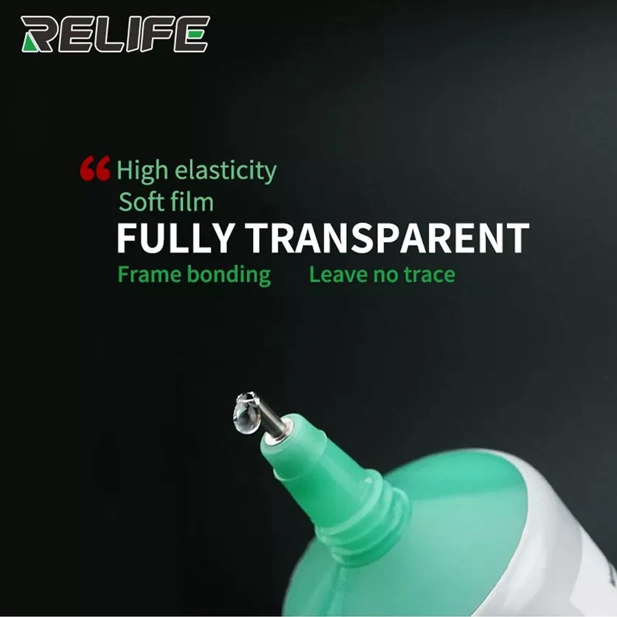 RELIFE Transparent Black Adhesive Waterproof High Strength Clear Liquid Glue For Mobile Phone Frame LCD Screen Glass Bonding