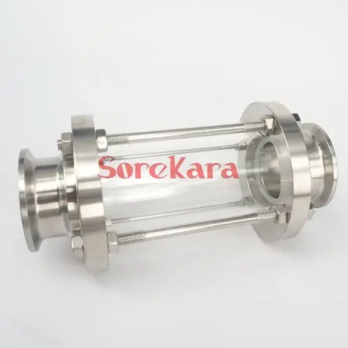 Visor sanitário com fluxo de vidro, ideal para programação caseira, 89mm de diâmetro, 3.5 polegadas