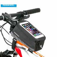 Roswheel 5.2''5.7'' Bicycle/Bicicleta Phone Bag Reflective Bike Frame Front Tube Bag Cycling Touchscreen Phone Bag Case Size M/L