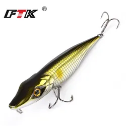 FTK 23g Pencil Fishing Lure Swimbait Wobblers Bass Bait 130mm Stickbait Floating Topwater Long Casting Hard Lure Jigging
